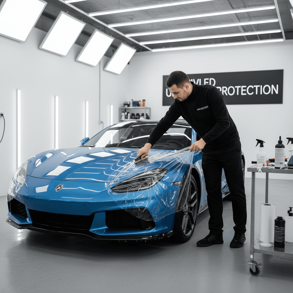 Paint protection film service